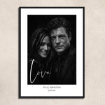 FOTO-POSTER DRAMATISCH IM REGEN personalisiert