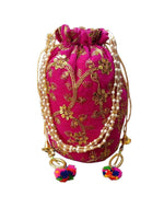 Indian Velvet Potli Bag