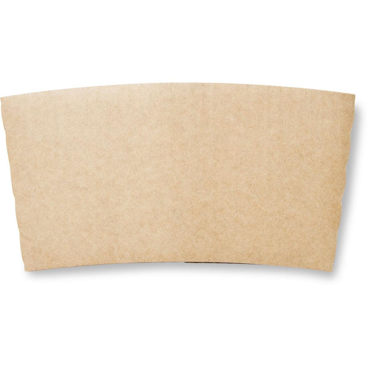 Becher-Manschetten 35/47 cl Braun Karton | Packung (25 Stück)