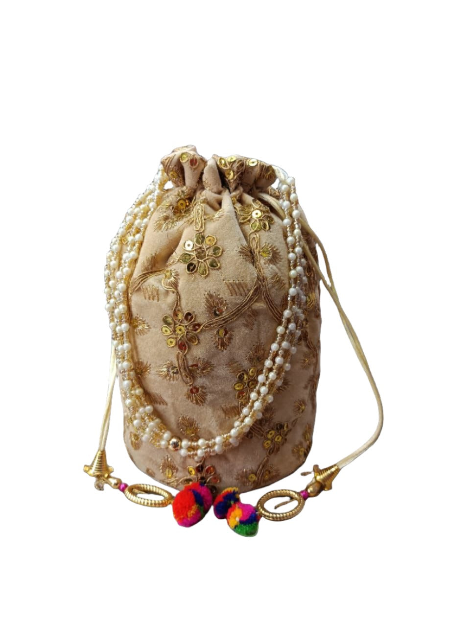 Indian Velvet Potli Bag