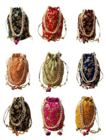 Indian Velvet Potli Bag