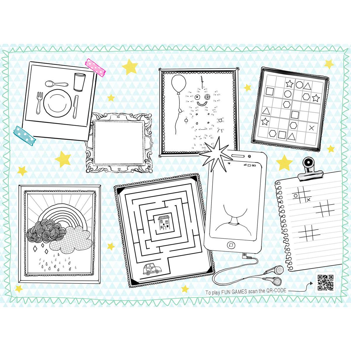 Papier-Tischsets 30 x 40 cm Keep drawing | Packung (250 Stück)