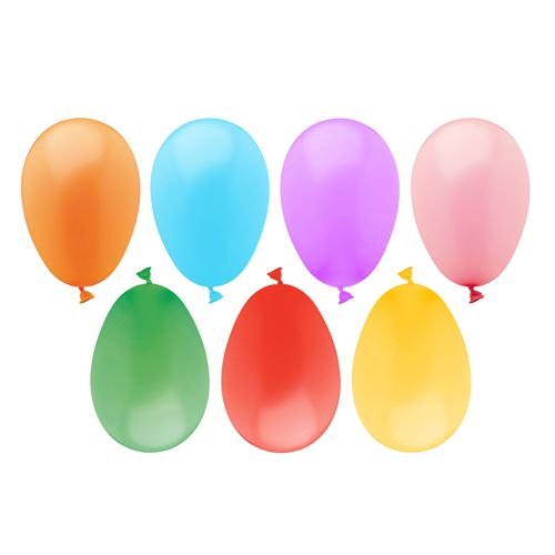 PAPSTAR Luftballons farbig sortiert, ideal für Wasserbomben | Beutel (100 Stück)