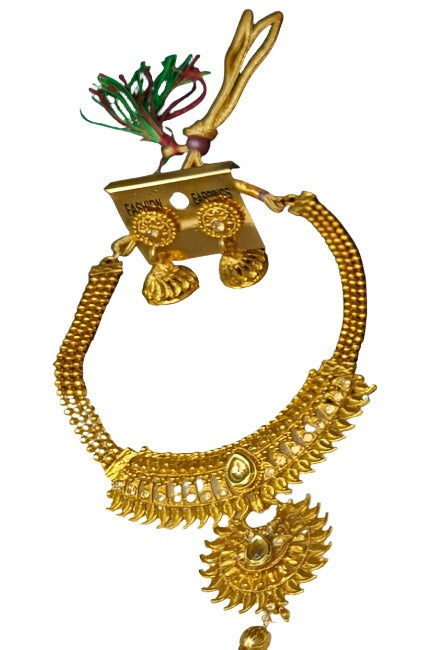 South Indian Gold Plated Necklace Set