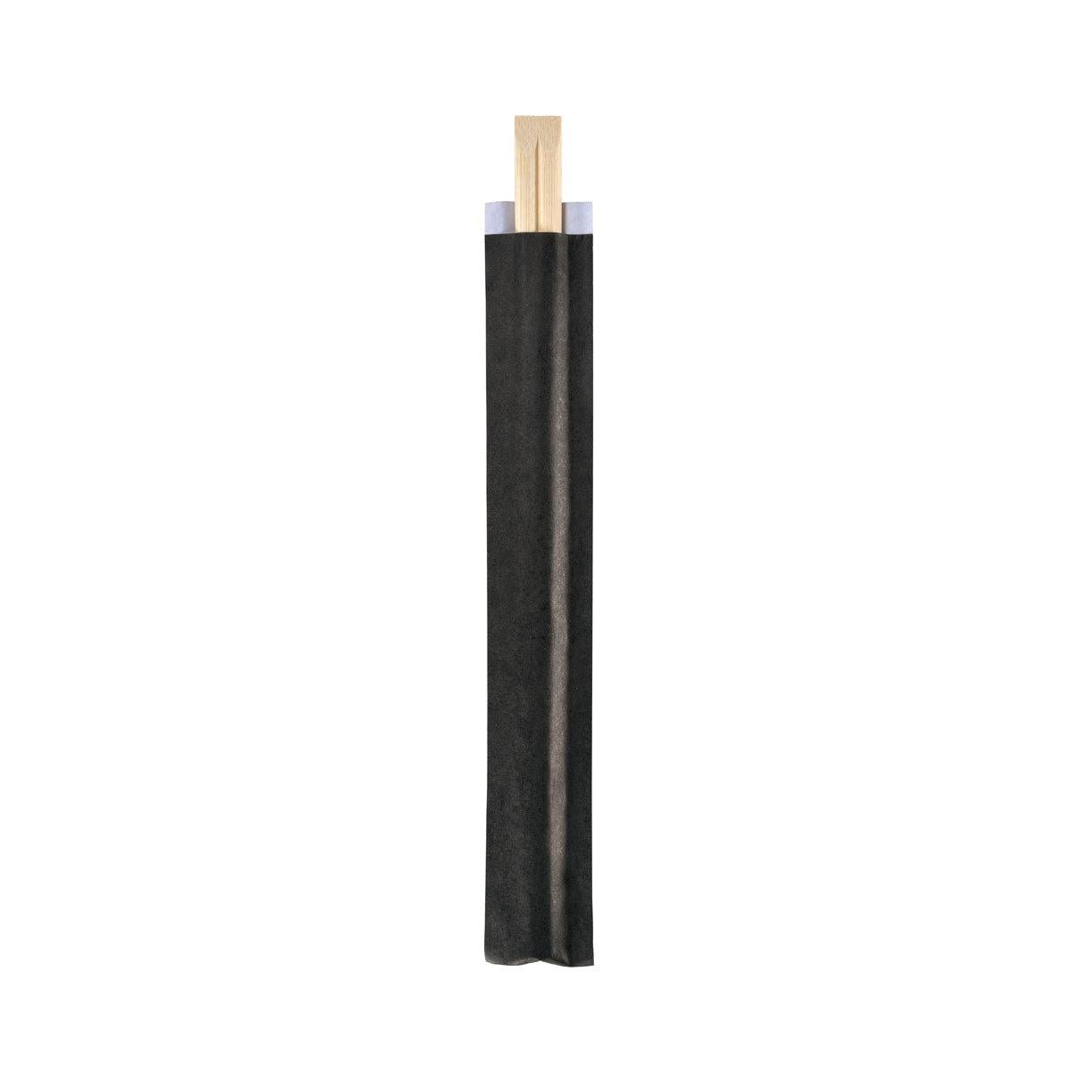 Essstäbchen, 210 mm Natural/Schwarz Bambus 210 | Packung (100 Stück)