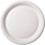 Teller ø 22 cm, Pappe Weiß Papier Ø220 | Packung (100 Stück)