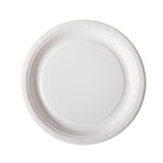 Teller ø 18 cm, Pappe Weiß Papier Ø180 | Packung (100 Stück)