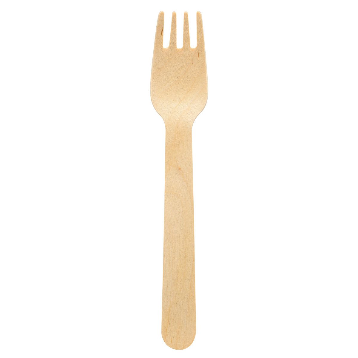 Gabel 160 mm, Holz gewachst Natural gewachst 160 | Packung (100 Stück)