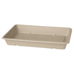 Classic Box 850 ml - uncoated Braun Bagasse 230x155x36 | Packung (40 Stück)