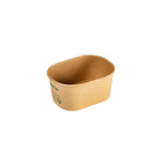 Kartonbox BRICK MINI 250 ml Braun Karton FSC/PLA 108x80x50 | Packung (60 Stück)