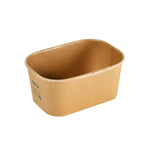 Kartonbox BRICK MEDIUM 1000 ml Braun Karton FSC/PLA 171x120x77 | Packung (50 Stück)