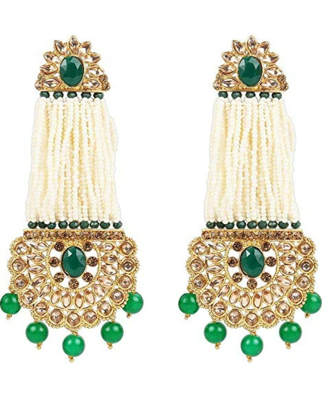 18K Gold Plated Pearl Earrings For Women