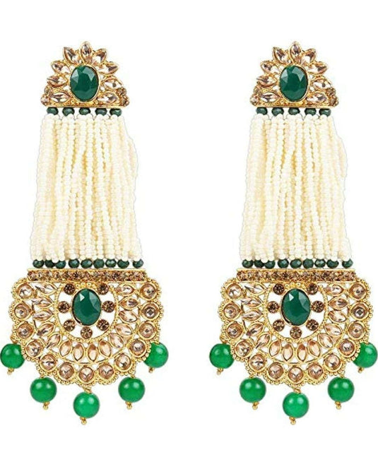 18K Gold Plated Pearl Earrings For Women