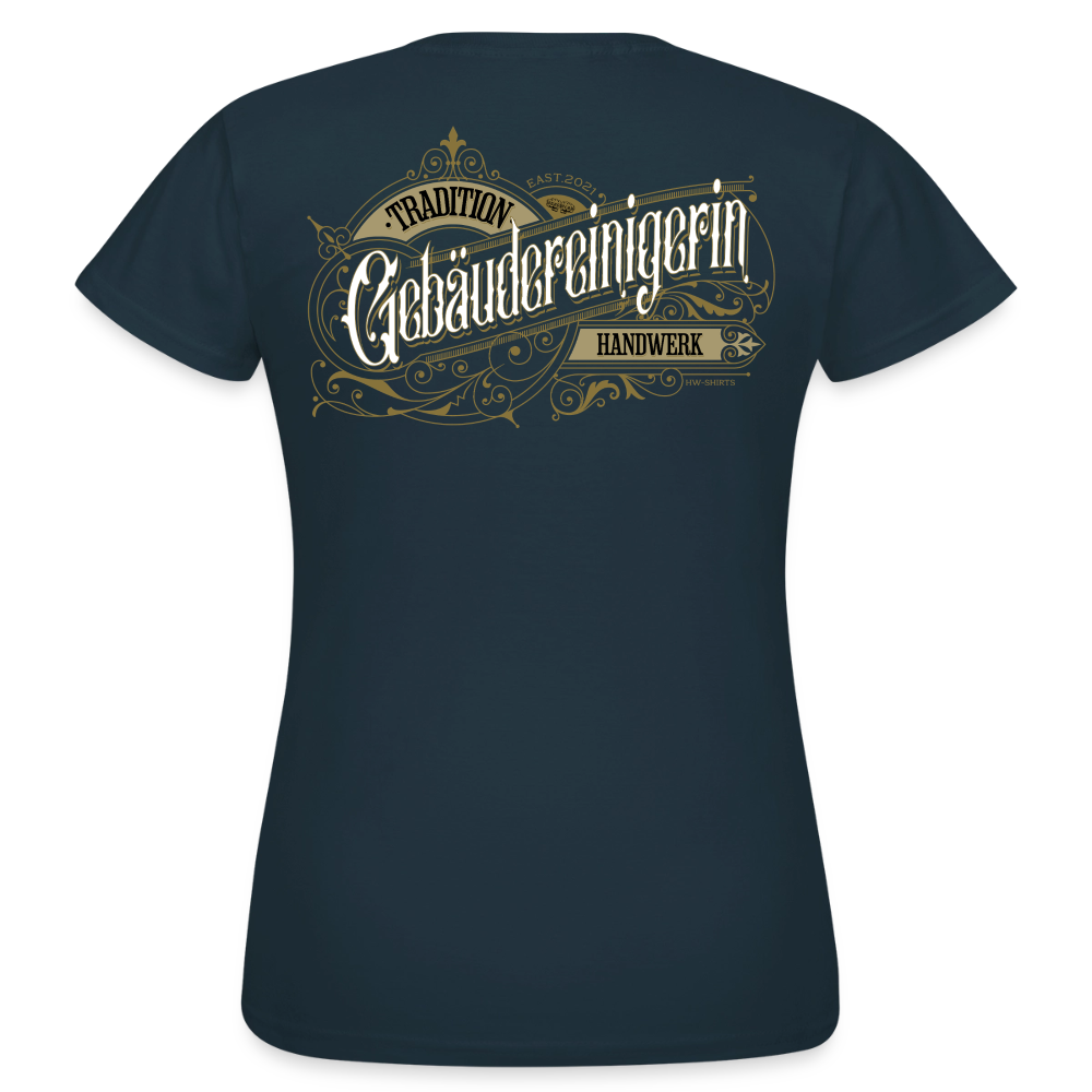 Frauen T-Shirt "Gebäudereinigerin"-Nostalgie