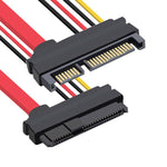 SATA 22-Pin auf SAS 29-Pin Adapterkabel 10 cm für Festplatten | SYSTEM-S