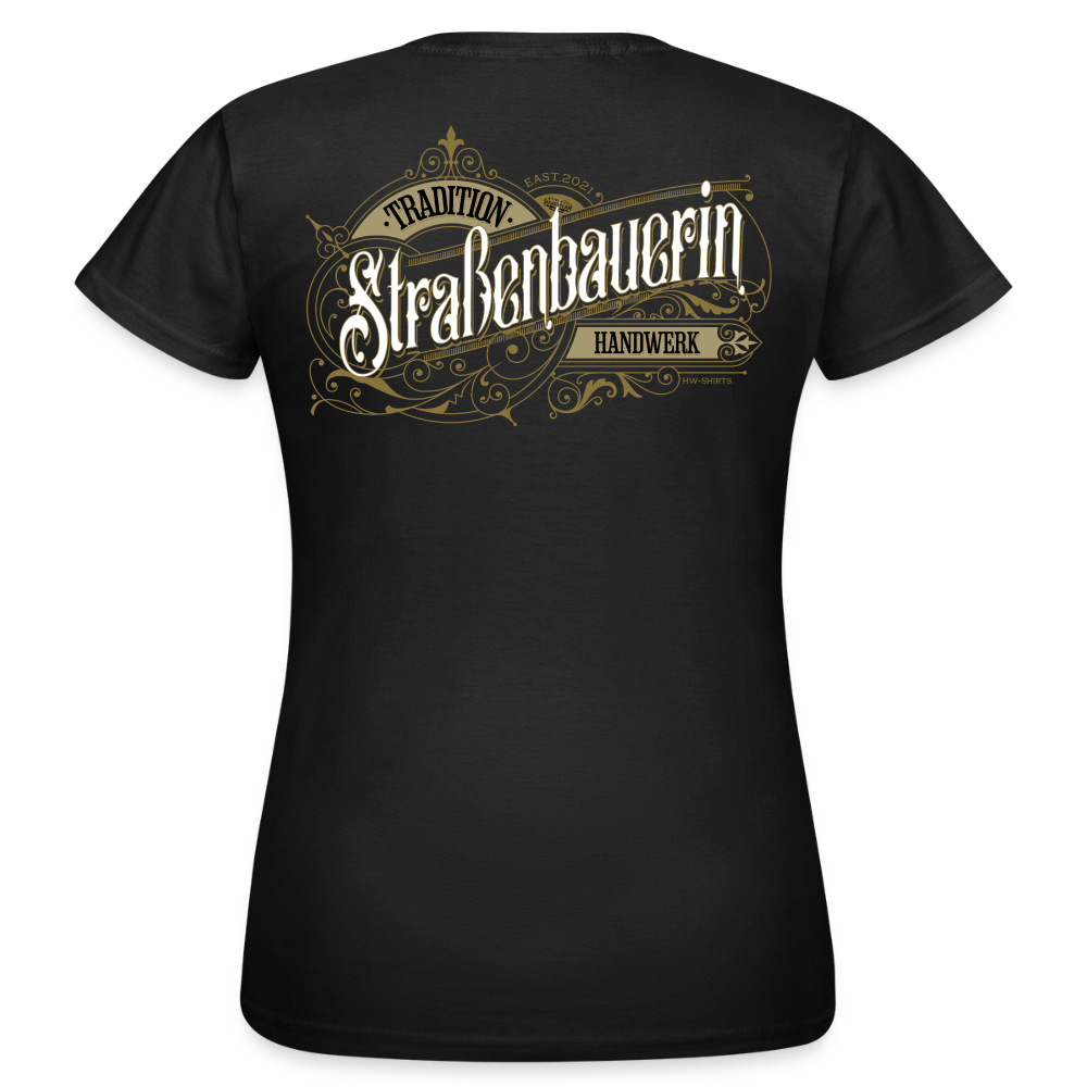 Frauen T-Shirt "Strassenbauerin"-Nostalgie