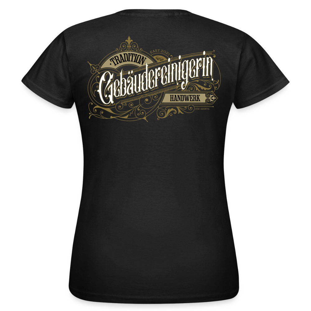 Frauen T-Shirt "Gebäudereinigerin"-Nostalgie