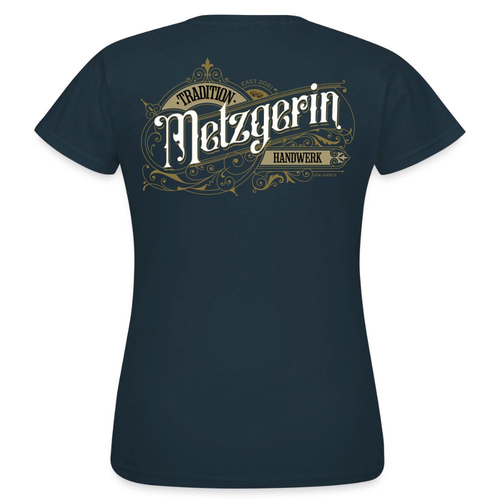 Frauen T-Shirt "Metzgerin"-Nostalgie