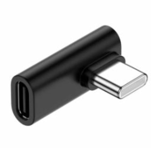 USB 2.0 Adapter USB-C Stecker zu USB-C Buchse gewinkelt | System-S