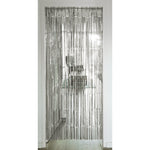 Türvorhang "Metallic" 200 x 100 cm | Silber