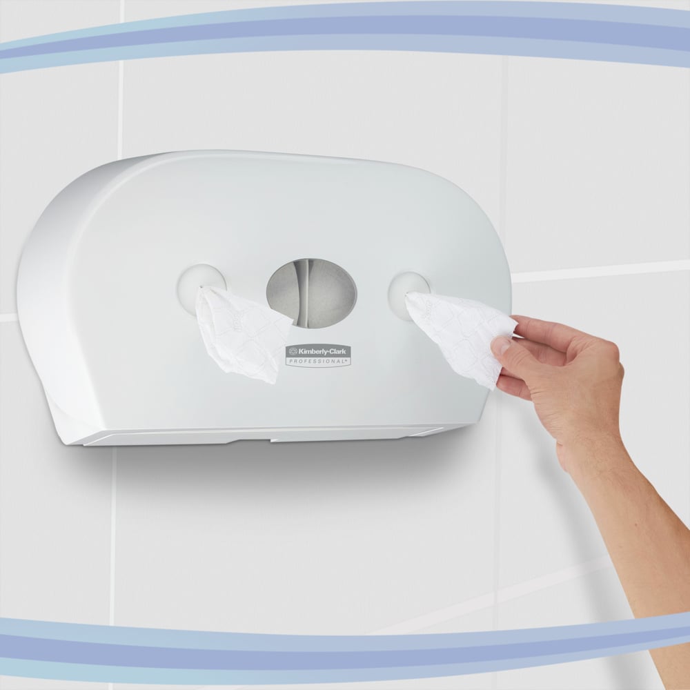 Aquarius™ Toilet Tissue Spender - Zentralentnahme / Weiß /Jumbo -