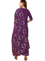 Cotton Blend Kurta Sharara Dupatta Set