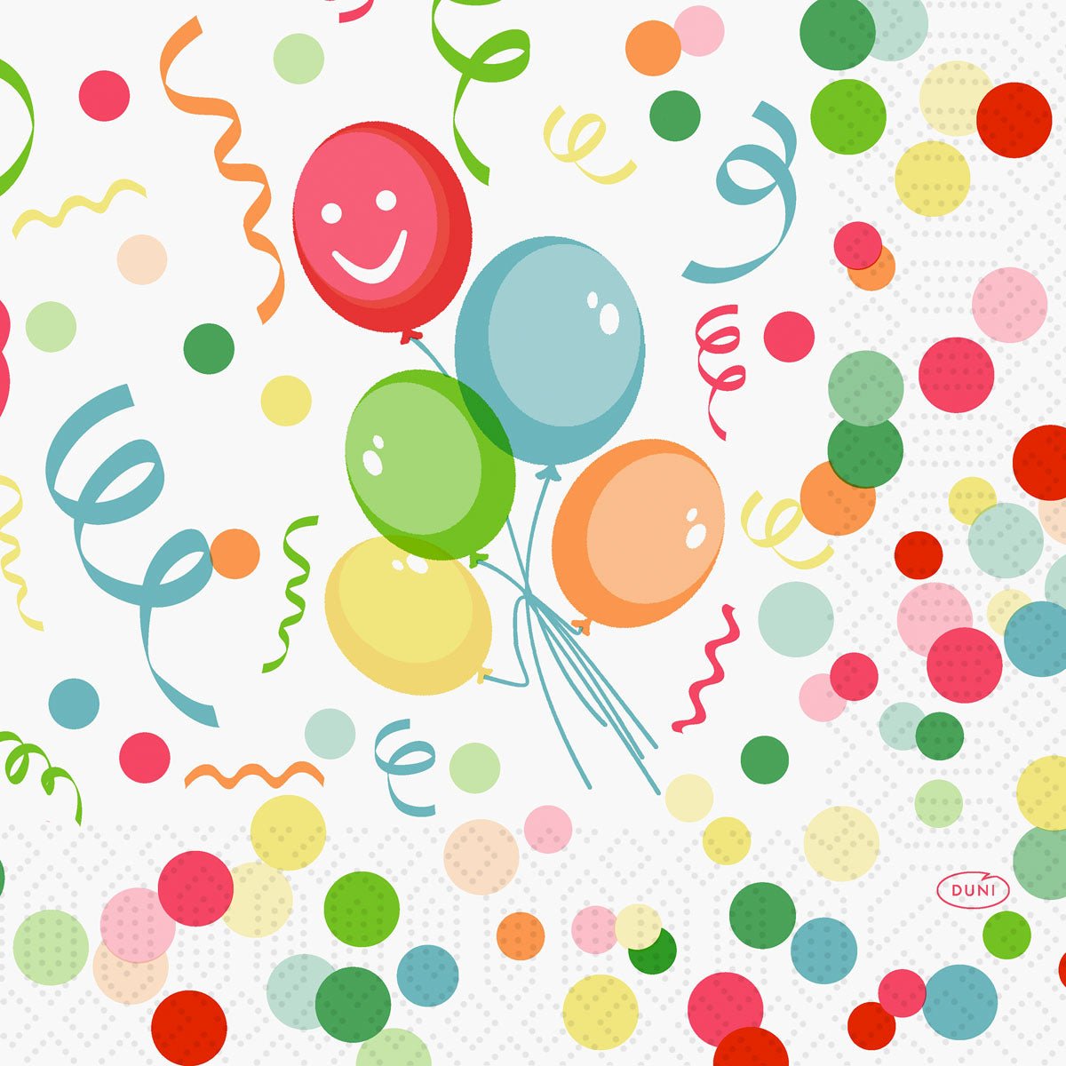 Zellt.-Serv.33 3lg 1/4 Happy Bubbles Ballon | Packung (250 Stück)