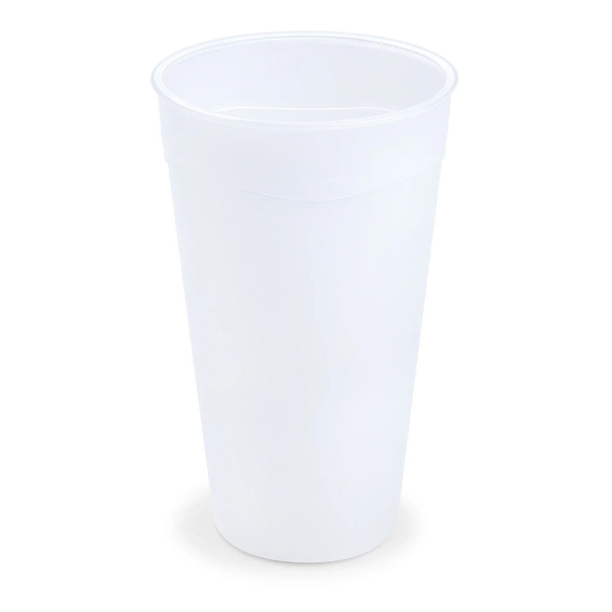 Mehrwegbecher (PP) gefrostet Ø90mm 0,5L