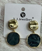 Geometric Shell Earrings Namma Markt
