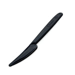 Messer (PP) wiederverwendbar schwarz 18,5cm