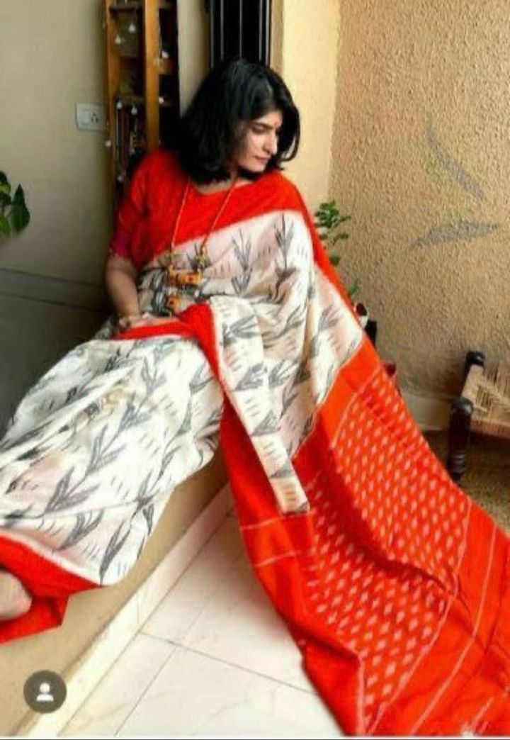 Cotton Linen Saree
