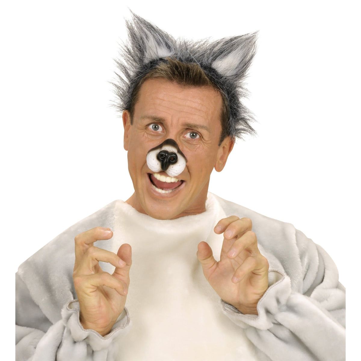 Haarreif mit Wolfsohren | Kostüm Wolf