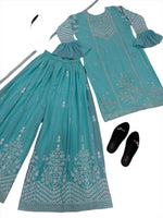 Heavy Embroidery Thread Work Outfit In Germany