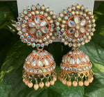 Stone And Beads Jhumki