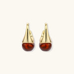Amber Flow Tropfen-Ohrringe