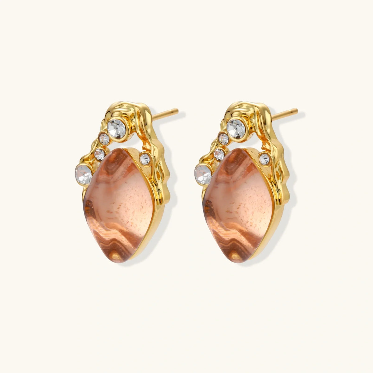 Coral Dreams Barock-Ohrstecker
