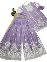 Heavy Embroidery Thread Work Outfit In Germany
