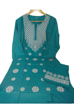 Chikankari Kurta With Palazzos Embroidered In Berlin