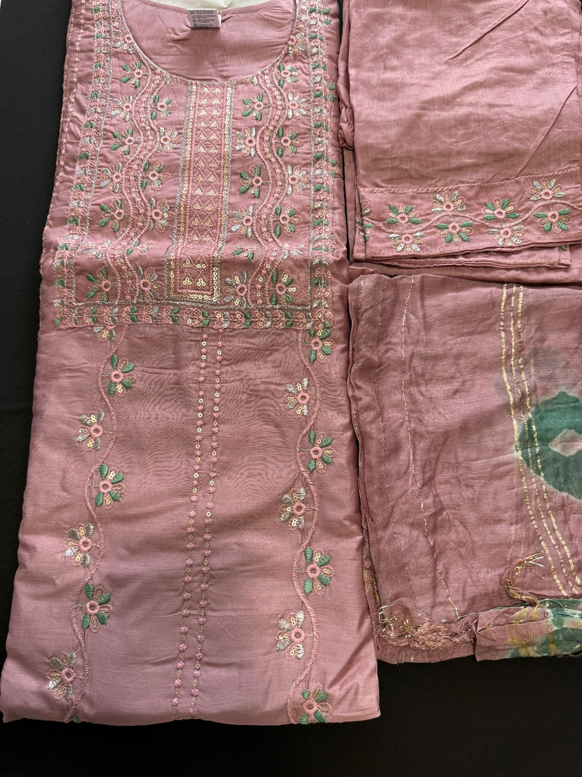 Cotton Embroidery Suit Set