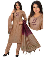 Embroidery Pant Suit Set
