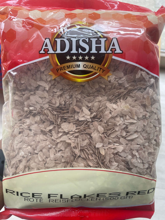 Adisha Red Rice Flakes / Poha 500g - Namma Markt