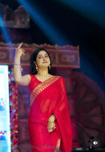 Embroidered Georgette Saree