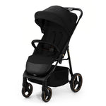 Kinderkraft TRIG 3 Kinderwagen, Kinderbuggy, Liegewagen, Sportwagen, Buggy, Zusammenklappen, Breite und tiefe Sitz, mit Liegeposition, 4 Rad Dämpfung, Große Dach, 5-Punkt-Gurt, bis zu 25 kg, Beige