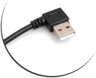 USB-C auf USB-A Kabel 27 cm, beidseitig 90° gewinkelt | SYSTEM-S