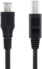 USB 3.1 Typ C zu USB 3.0 Typ B Datenkabel Kabel Druckerkabel 100 cm | System-S