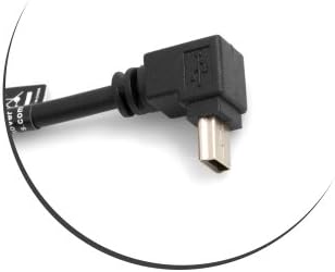 Mini USB Kabel 90° Grad aufwärts gewinkelt Winkel 27 cm | System-S
