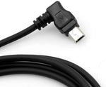 Mini USB rechts gewinkelt auf USB Typ A Kabel 100cm | System-S