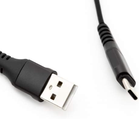 USB Typ C 3.1 Kabel auf USB Typ A 2.0 Flachkabel in Schwarz 30 cm | System-S