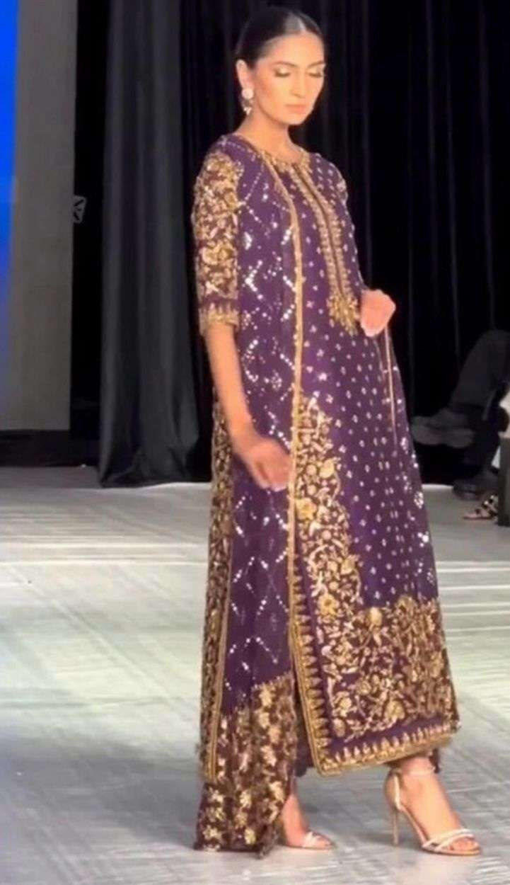 Pakistani Indian Wedding Dresses Chiffon Embroidered Collection