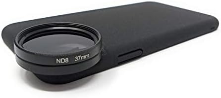 ND Filter 37 mm Set Neutraldichtefilter Graufilter mit Hülle für iPhone 11 Pro | System-S
